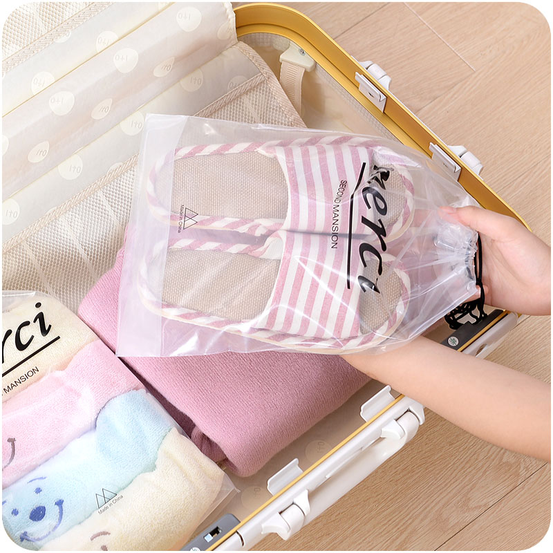 收口旅行便捷抽繩防水束口袋衣物收納多功能化妝品鞋子分類整理袋