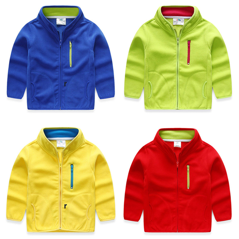 寶寶撞色外套 秋冬裝韓版款童裝男童裝加絨加厚夾克wt-4887